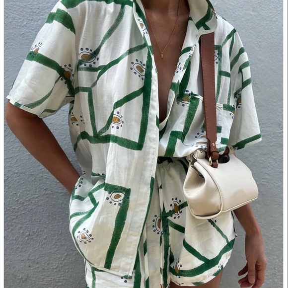 Commense Printed Drawstring Shorts Set - Picture 4 of 6